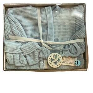 Vintage Magic Years Baby Blue Sweater Gift Set 0–6 Months | Boxed